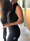 Nomad Equestrian Sleeveless Summer Base Layer in Black