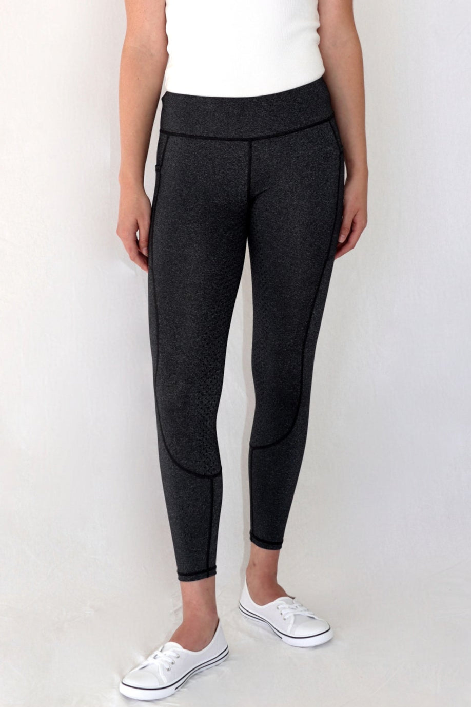 Nomad Athletic Riding Tights Marle Grey