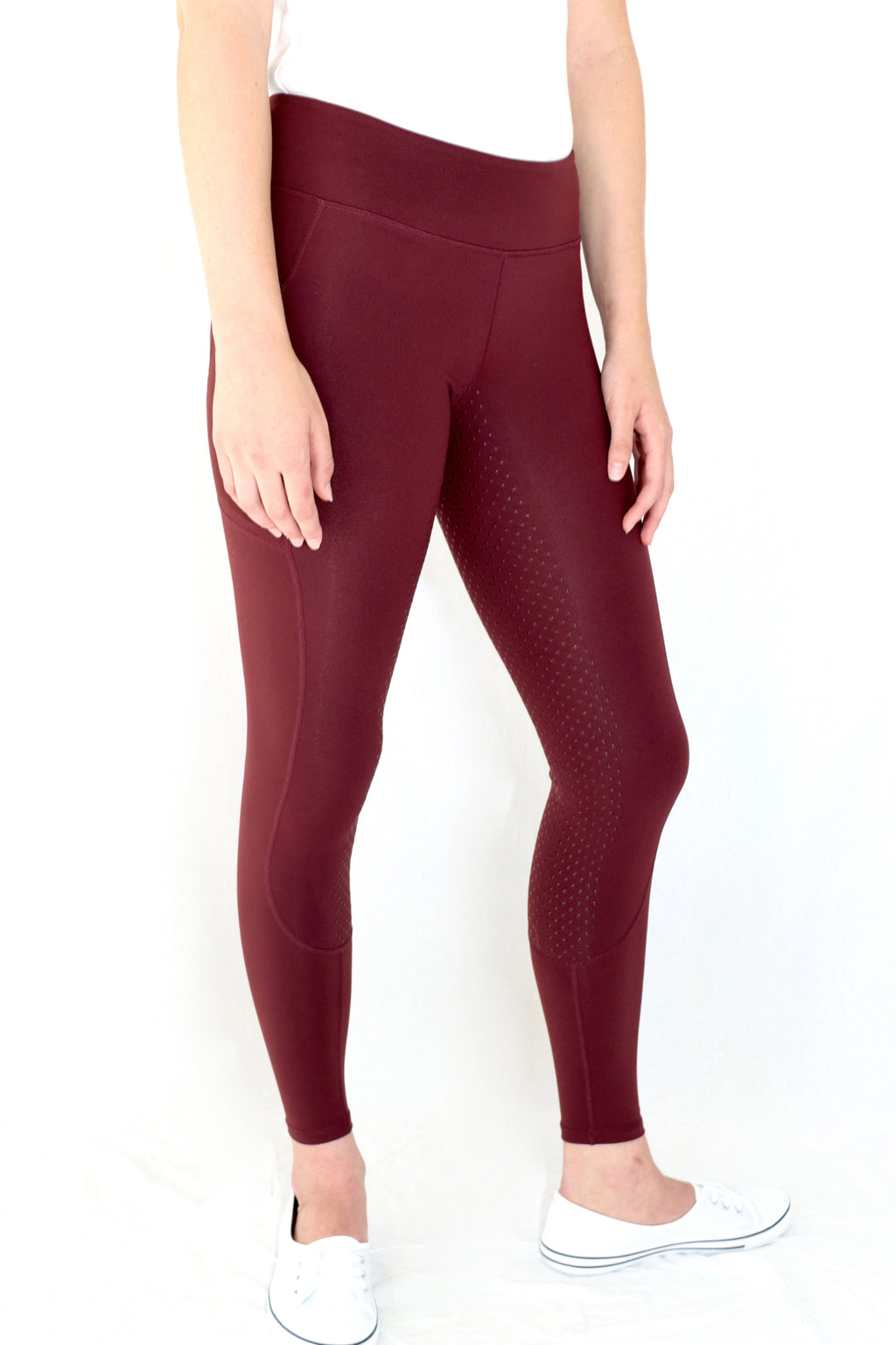 Nomad Athletic Riding Tights Maroon