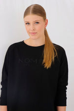 100% Cotto Sweater Black Riding wear