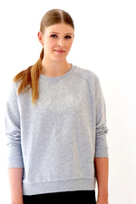 100% Cotton Sweater in Grey