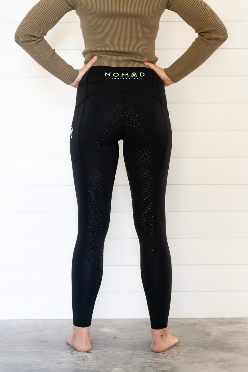 NOMAD ATHLETIC RIDING TIGHTS - BLACK