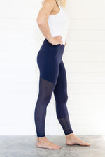 NOMAD SUMMER RIDING TIGHTS - NAVY BLUE