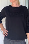 NOMAD COTTON SWEATER - BLACK